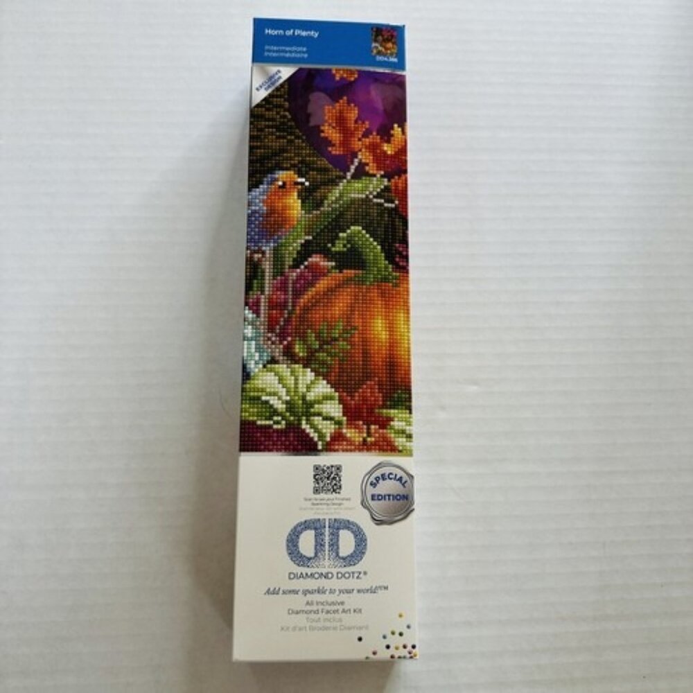 Diamond Dotz Special Edition Horn of Plenty All Inclusive Kit Design 11x14” NEW!